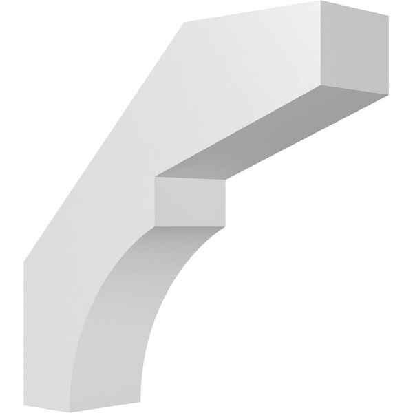 Ekena Millwork 5-in. W x 18-in. D x 18-in. H Monterey Architectural Grade PVC Knee Brace BRCP05X18X18MON - main